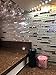 Sample Tile New Design TST Glass Metal Tile Iridescent White Glass Silver Mirror Stainless Steel Blends Interlocking Strip Wall Tiles (1 Sample [4''x12''])