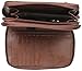 Buxton Women's Heiress Double Zip Organizer, Mahogany, One Size
