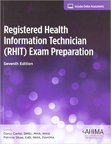 Registered Health Information Technician Rhit Exam Preparation 9781584265795 Medicine Health Science Books Amazon Com