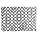 DII Lattice Tabletop Collection, Placemat Set, 13x19, Gray, 6 Piece