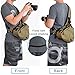 CADeN Camera Bag Sling Backpack Camera Case Waterproof with Rain Cover Tripod Holder, Compatible for DSLR/SLR Mirrorless Cameras (Canon Nikon Sony Pentax) and Accessories Khaki