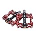 RockBros Mountain Bike Pedals Flat Pedals Lightweight Bicycle Pedals Platform Metal 9/16