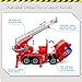 yoptote Fire Truck Fire Engine Toy Shoot Water with Sirens Lights & Sound Extending Ladder Truck Firefighter Car Rescue Play Vehicle Christmas Birthday Gift for 3 4 5 6 Years Old Girls Boys Todder Kid