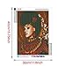 5D DIY Diamond Painting Full Drill, feilin African Woman DIY Embroidery Rhinestone Painting Cross Stitch Drill Wall Decoration Paintings Mosaic Home Decor 11.8x15.7inch (C, 11.8x15.7inch)
