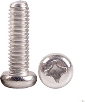 Metric M2 X 4mm Round Head Machine Screws Full Thread 304 Stainless Steel Phillips Machine Screws Bolt 100pcs Amazon Co Uk Diy Tools