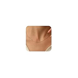 LuckFairy Cute Gold Initial Necklace for