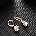 Buyless Fashion Girls And Women Dangle Earrings Silver CZ Fashion Jewelry - EDGRNDWHT