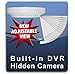PalmVID DVR LITE Smoke Detector Hidden Camera Spy Camera with Adjustable View