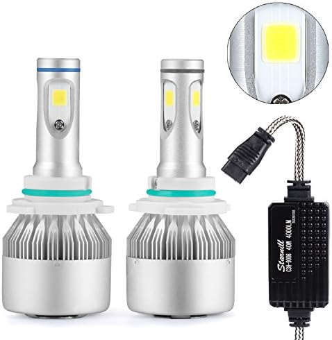 Starnill Automobile LED Headlight Bulbs All-in-One Conversion Kit-80W/8,000LM/6,000K-2 Year Warranty(9005)