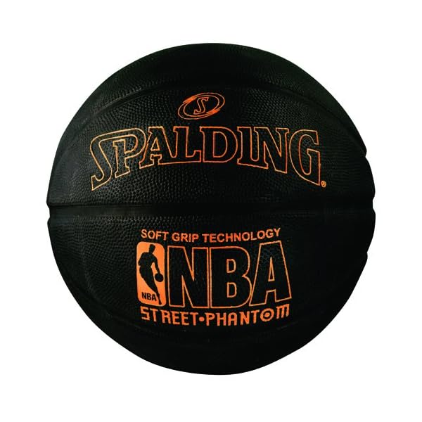 Ballon De Basket Spalding Phantom – Taille Officielle – Noir – Unisexe – Neuf