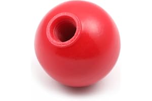 Othmro 1pcs Thermoset Ball Knob M8 Female Thread Machine Handle 30mm Diameter Smooth Rim