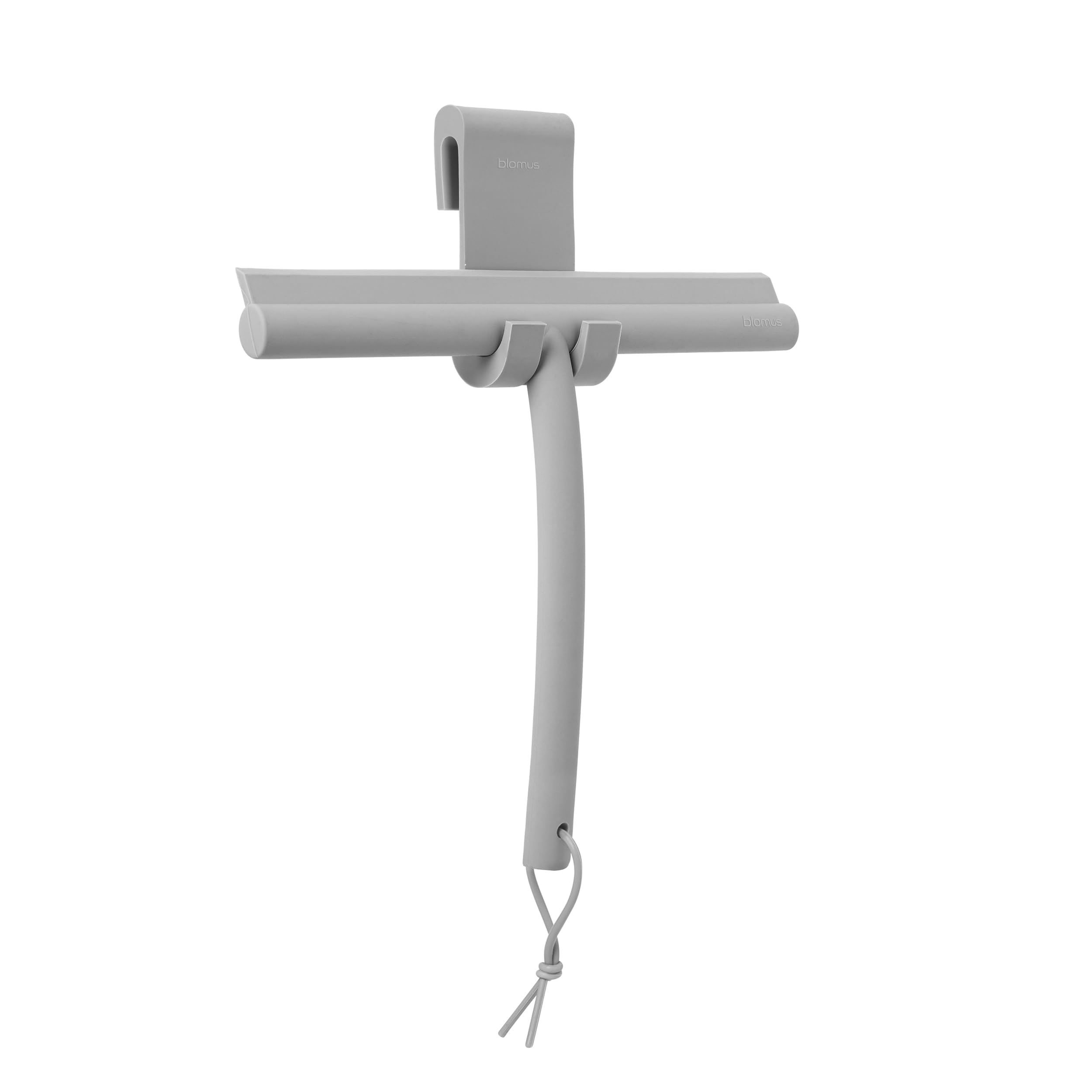 blomus VIPO 69202 Shower Squeegee with Holder, 24 cm Wide, Silicone Squeegee for Shower, Bathroom, Window Squeegee, Windscreen Squeegee, Micro Chip