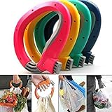 Schoolsupply 1pcs Creative home hook color silicone portable hand-held hanging ring not to hurt the hand carry bag device hand - held device