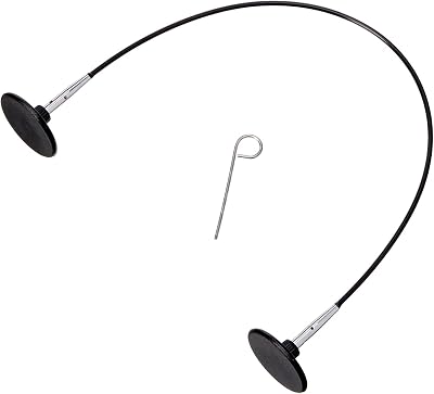 KnitPro KP10520 40 cm Interchangeable Cable with Silver Connectors Black