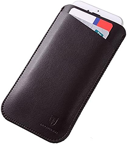 Yue Life Genuine Leather Case for Iphone 5/5s/SE/6/6s/7/6plus/6s Plus Vintage Series Contracted Style Luxury Genuine Leather Case for Business People（Brown）