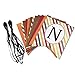 FENICAL THANKSGIVE Paper Banner Hanging Garland Banner Thanksgiving Party Decoration with Black Silk Ribbon