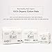 Rael Organic Cotton Sanitary Pads - Certified Organic Cotton Regular Pads 1 Pack and Large Pads 1 Pack by Rael Variety Pack(2 Packs/26 Total)