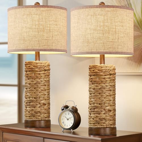 BOWOBO Rattan Table Lamps