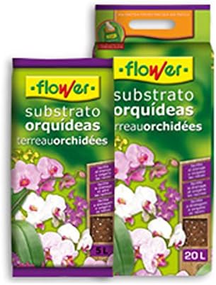 Flower 80017 Substrato Orquídeas 5L, Marrón, 24x4.5x39 cm: Amazon ...
