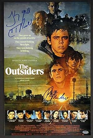 The Outsiders Cast Signed Mini Movie Poster (autographed ...