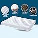 Twin Mattress Pad Cover Pillowtop Overfilled Cooling 8-25 Inch Deep Pocket Quilted Fitted Bed Topper with Sonw Down Alternative