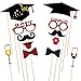 PBPBOX Graduation Photo Booth Props 2017 Graduation Party Decorations 46PCS