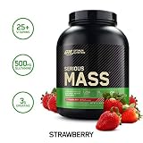 OPTIMUM NUTRITION Serious Mass Weight Gainer Protein Powder, Strawberry, 6 Pound (Packaging May Vary)