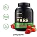 OPTIMUM NUTRITION Serious Mass Weight Gainer Protein Powder, Strawberry, 6 Pound (Packaging May Vary) primary