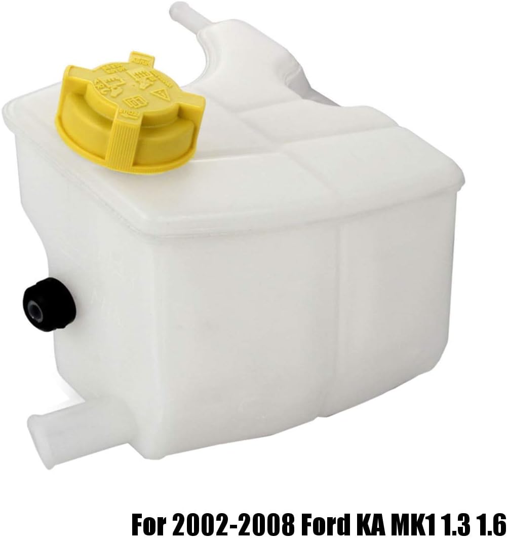 AutoE 1134883 Car Radiator Expansion Coolant Heater Tank Bottle with Cap for Ford KA MK1 1.3 1.6 2002-2008