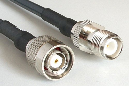 US Made - 15 ft RP-TNC Male to Female Antenna Extension Cable for Linksys Cisco and Other Wireless Routers and Access Points | LMR-400 Times Microwave WiFi Coax for RPTNC External Antennas
