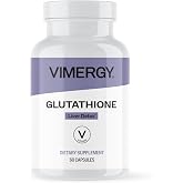 Vimergy Glutathione, Vegan Liver Detox*, Cellular Health*, 2 Month Supply | Traps &amp; eliminates toxins, antioxidant in every cell, neutralize free radicals*; just 4 ingredients, third-party verified