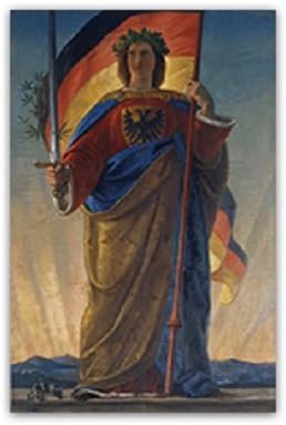 Amazon Com Germania 1848 Personification Magna National Romantic Symbol National State Germany Military Badge Emblem For Audi A3 Bmw Vw Golf Gti Mercedes 5x7cm Sticker Wall Decoration Arts Crafts Sewing