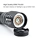 LED Tactical Flashlight T6 - High Lumen, Zoomable, 5 Modes, Water Resistant, Handheld Light - Best Camping, Outdoor, Emergency, Everyday Flashlights (Black SET)