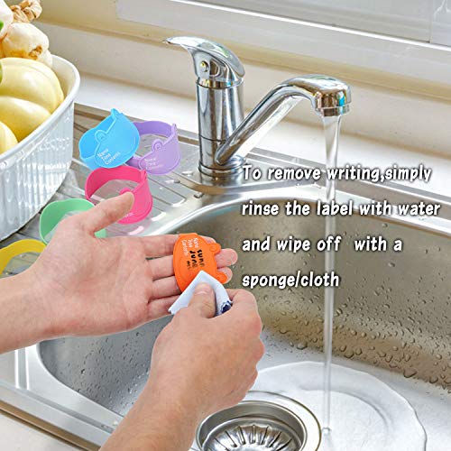 Baby Bottle Labels for Daycare, Durable Writable Reusable Food Grade