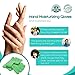 Best Gel Cotton Moisturizing Gloves Touch Screen - Eczema Relief - Heals Dry Skin and Cracked Hands Fast - Anti Aging Hand Treatment - Gel Lining Infused with Essential Oils and Vitamins
