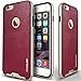 iPhone 6S Plus Case, Caseology [Envoy Series] Premium Leather Bumper Cover [Burgundy Red] [Leather Bound] for Apple iPhone 6S Plus (2015) & iPhone 6 Plus (2014) - Burgundy Red