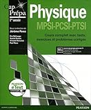 Physique MPSI-PCSI-PTSI : Cours complet avec tests, exercices et problèmes corrigés by 