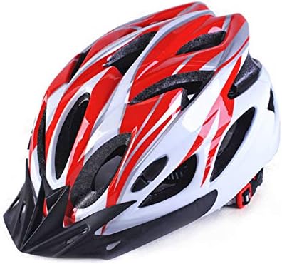 whhuwai Ultralight Road Racing Bicycle Helmet Cycling Bike Safety Helmet Sports in-Mold Brim Helmets 56-62cm