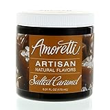 Amoretti Natural Artisan Flavor Salted Caramel, 6.01 Fluid Ounce