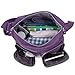 Oakarbo Crossbody Bag Nylon Multi-Pocket Travel Shoulder Bag (1204 Vivid violet, Large)