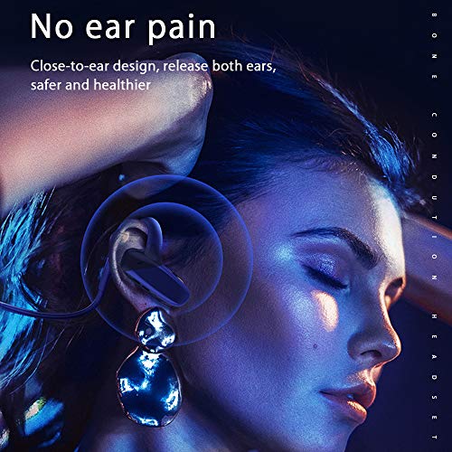 SLuB-Bone-Conduction-HeadphonesBluetooth-50-Open-Ear-Wireless-EarphonesWaterproof-and-Sweatproof-Sports-HeadsetHigh-Sound-QualityLarge-Capacity-BatteryBlue