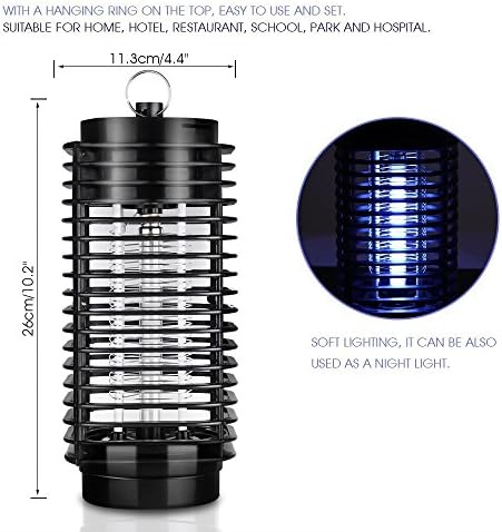 Key Essentials Electric Mosquito Killer Lamp Insect Pest Bug Zapper Repeller Purple Insect Killer Night Light 110-220V US Plug