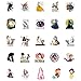 100 Pcs Cartoon Disney Princess Stickers for Laptop Water Cup Motorcycle Bicycle Skateboard Luggage Decal Graffiti Patches