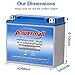 Powermall YTX20L-BS 12V 18Ah SLA AGM High Performance Rechargeable Replacement 20L-BS ETX20L CYTX20L-BS GTX20L-BS For Polaris Kymco Kawasaki Yamaha Motorcycle ATV UTV snowmobile
