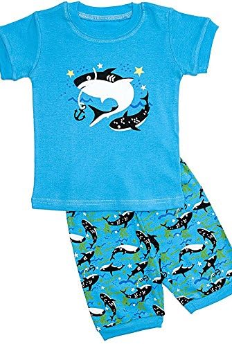 Verafahion "Shark" Little Boys' 2 PC Short Pajama Set Size 2T