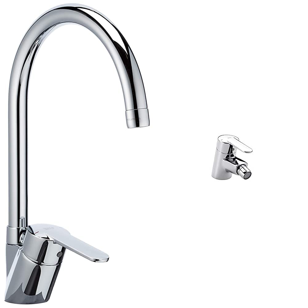 Roca-A5A8E25C00-Mezclador-Fregadero-Modelo-Victoria-Cromo-Cromado-A5A8125C00-A5A6125C00-Mezclador-Monomando-Bide