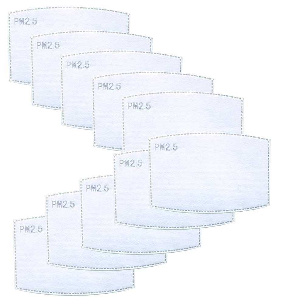 N95 Face Mask Filters PM2.5 UK Replacement. N95 Standard Filter with Carbon Certified KN95. for Reusable Face Masks. 5 Additional Layers of Protection. Kids Size 10 Pack.