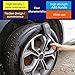 Cheng-store Tire Dressing Applicator, 1 Pcs Tire Shine Applicator Dressing Sponge Brush - Anti Slip Handle Design Makes Detailing Your Tires Easier, Durable, Washable, Reusable, Easy Use