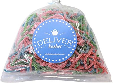 Deliver Kosher Bulk Candy - Sour Spaghetti - 10lb Bag