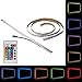 XCSOURCE 39inches LED TV Bias Lighting Backlight Strip RGB Changing Color Remote Control Strip Kit, USB Powered, Ambient Background Lighting for HDTV TV PC Monitor LD1097